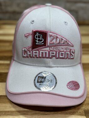 St. Louis Cardinals 2006 Champions Hat Pink White MLB WS New Era Women’s OSFA